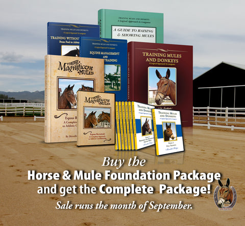 SEPTEMBER SALE! Horse and Mule Complete Training Package for the price of the Foundation Package