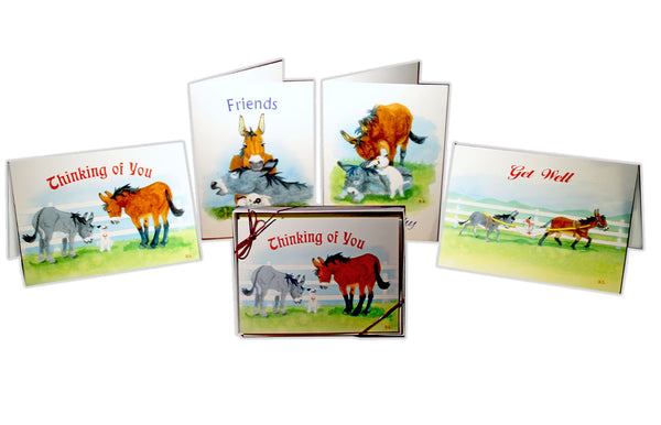 Jasper Greeting and Sympathy Card Set (4-Pack)
